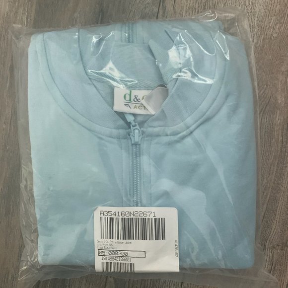 NWT DENIM & CO.‎ ACTIVE BOMBER JACKET XS BLUE CLOUD - Picture 9 of 11